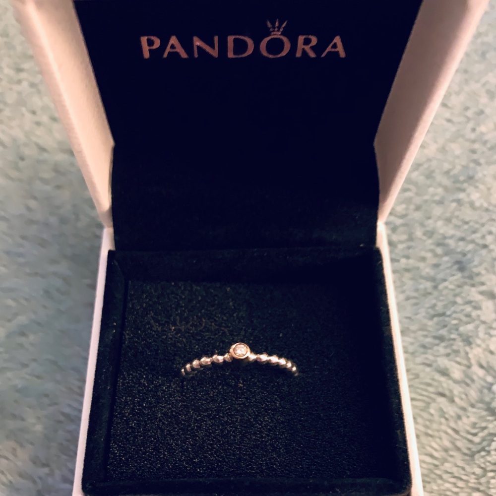 Pandora ring, ETERNAL CLOUD diamond ring size 5